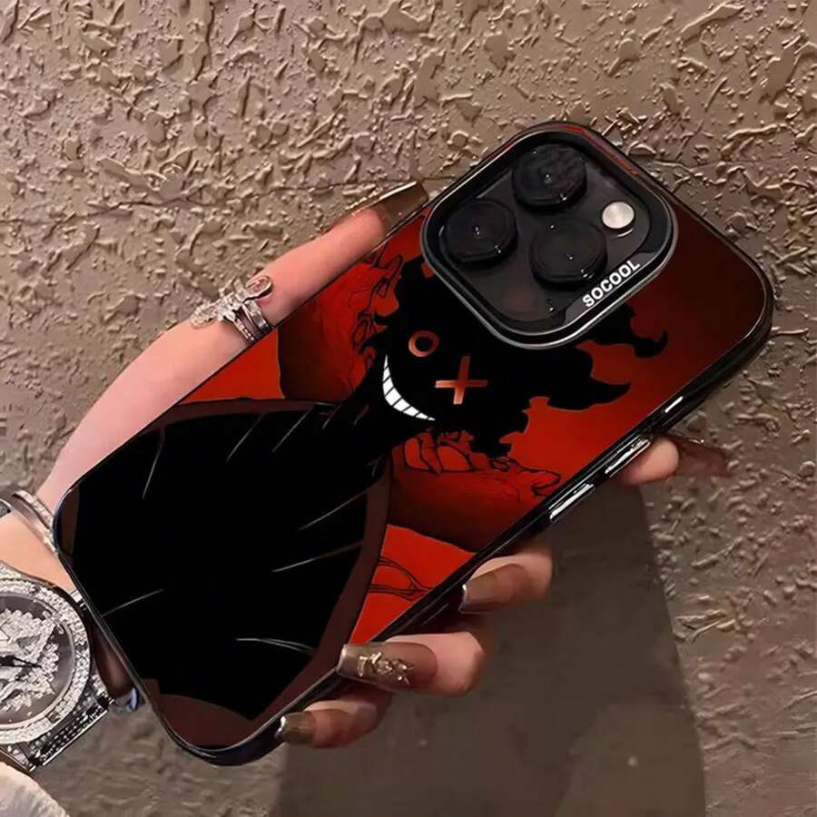 Fire Cover Compatible With  Case  15 Pro Max 14 Pro 16 Pro Max 13 11 12 Mini Xs X Xr 7 8 Plus Se Silver Color Cover, Cover Compatible With  17 Case,  17 Pro Case,  17 Pro Max Case - Z3 - View 1