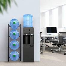 Water Bottle Storage Stand, 4 Tier Water Bottle Holder, 5 Gallons Heavy Duty Water Jug Rack For Kitchen Home And Office Easy To Assemble Black - por defecto - Ver 2