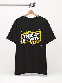 May The 4th Be With You T-Shirt Fourth Uni Funny  Jedi - Gaya 4 - View 1