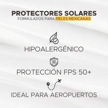 Protector Solar Facial y Corporal UV 100 de 60 ml - SPF 50+, Sin Fragancia, Hipoalergénico, Resistente al Agua para Todo Tipo de Piel - Fotosun Fluid Protect - Ver 4