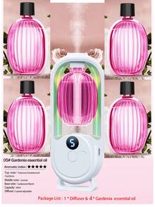 Automatic Home Fragrance Machine Essential Oil Diffuser Nebulizer Air Freshener Scent Machine For Kitchen And Toilet Deodorization Wall Mounted Aroma Diffuser Timed Essential Oil Aromatherapy Machine Rechargeable 5-Mode Bedroom Living Room Bathroom Air Freshener