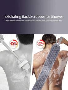 Bộ sản phẩm gồm 1 miếng cọ rửa bồn tắm unisex màu trơn, dài và dày dặn, chất liệu mềm mại, bền chắc, giúp tẩy tế bào chết sâu, loại bỏ bụi bẩn, kiểu dáng đơn giản và tiện dụng: bông tắm + xơ mướp + miếng cọ lưng, thích hợp làm quà tặng năm mới, quà tặng ngày lễ tình nhân, trang trí đám cưới, trang trí phòng sinh nhật, trang trí nhà bếp. - Nhiều màu - Xem 8