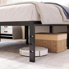 Base De Cama Individual Metal Camas Individuales Baratas - Negro - Ver 7