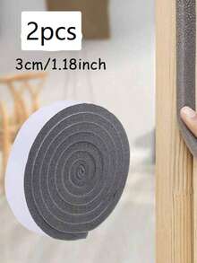 2 Cuộn Băng keo cách nhiệt cửa sổ tự dính, băng xốp cách âm, khe cửa, cách âm và chống bụi, chống gió, nhựa, cửa sổ thép, loại tự dính, cách âm, xốp cách âm, loại trừ tiếng ồn - Nhiều màu - Xem 16