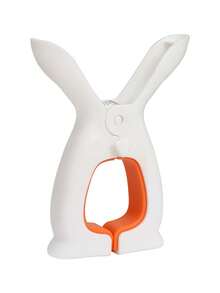 [Cuteness Is Coming] 1pc Cute Little Rabbit Non-Slip Windproof Clip, Multi-Functional Clothespin Balcony Windproof Clip Cute Rabbit Ear Quilt Fixing Device, No Longer Afraid Of Clothes And Quilts Being Blown Away By The Wind - Multicolor - View 12