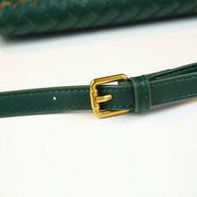 Bolso de mano de noche tejido de moda, bolso de hombro cruzado de gran capacidad para mujer, bolso baguette - Multicolor - Ver 11