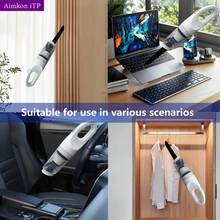 Odkurzacz pionowy 2600 mAh 7,4 V, ręczny odkurzacz wielofunkcyjny, ładowany przez USB, super moc ssania, odpowiedni do różnych zastosowań, odkurzacz samochodowy, odkurzacz domowy