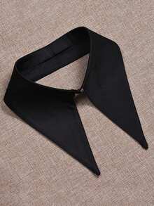 1pc Women's Elegant Detachable Half-Shirt Fake Collar, Multi-Functional Decorative Exaggerated Fashion Long Collar, Suitable For Spring, Summer, Autumn And Winter For Dress For Christmas Decor - Multicolor - View 7