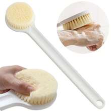 1 件长柄柔软硅胶沐浴刷 - 背部、淋浴和身体清洁刷 - 防滑手柄，方便触及难以触及的区域 - 非常适合成人和老年人 - 浴室淋浴配件，优质 - 彩色 - 查看 2