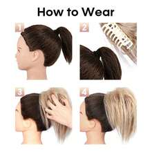 Fountain Ponytail, Claw Clip Short Ponytail, Fresh And Neat - Multicolor - View 6