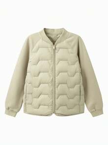 Balabala 2025年冬季女童轻便羽绒服 防水保暖 - 卡其 - 查看 4