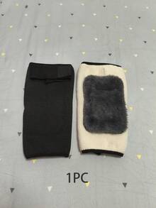 1pc Thick Warm Knee Pad, Cold-Proof Fleece Knee Sleeve, Sports Heat Retaining Leg Sleeve