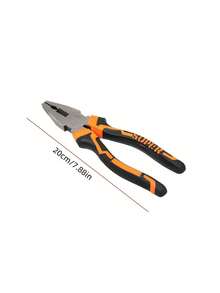 1pc 8 Inch Carbon Steel Wire Cutter - Multipurpose Wire Cutter, Electrician Wire Cutter Pliers For Electricians Craftsmen Mechanical Maintenance, Garden Shears