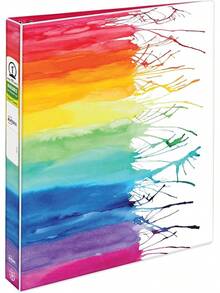 Almacenamiento de archivos  + Amy - Carpeta de anillas redondas de 2.5, capacidad para 175 hojas, carpeta, Find Inspiration, 1 GKTS - 1 carpeta - Ver 8