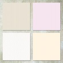 36 Sheets 6inch (Pink Plaid Background) Scrapbooking Paper, Suitable For Bullet Journals, Collages, Greeting Cards, Scrapbooks And Crafts