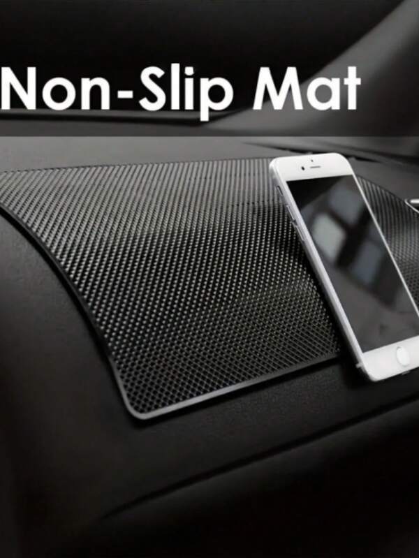 Almohadillas antideslizantes para el coche, almohadillas de almacenamiento para el coche, almohadillas antideslizantes para el automóvil, alfombrilla de silicona antideslizante para el salpicadero del automóvil, almohadillas de almacenamiento antideslizantes