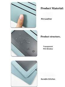 1 szt., portfel ze skóry PU, etui na karty kredytowe, klips do kart kredytowych, ultracienki portfel z kieszonką na dowód osobisty, odpowiedni zarówno dla mężczyzn, jak i kobiet, modny styl; smukły i minimalistyczny styl