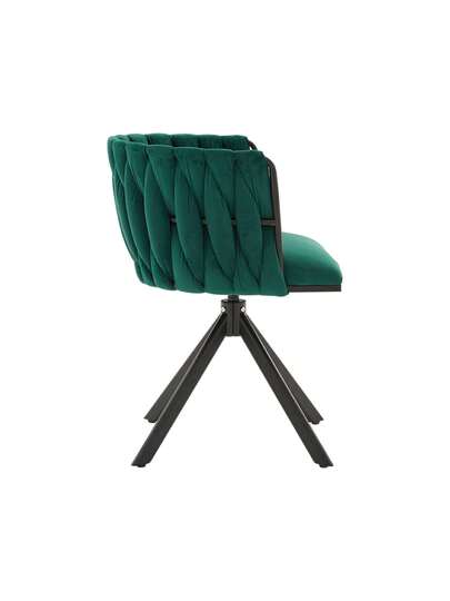 Fluwelen Seats Heavy Metal Frame, 180 Degree Swivel Function, Back, Zachte Luxurious Flexible Between Living Room, Budol Creative Workspace (Set Of 2) view 7