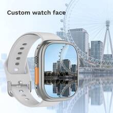 1.83" Full Touch Screen Multifunctional Outdoor Sports Smart Watch, Supports Wireless Calling & Messaging, Music Playback, Fitness Tracker, Gift For Women & Men, Birthday Gift