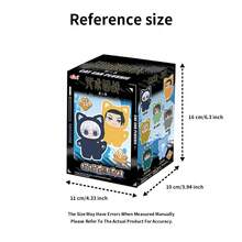 Jujutsu Kaisen - Caja ciega de la Fiesta del Paraíso de los Gatos Misteriosos, con licencia oficial, figuras adorables de gatos, diseño creativo, lindas y encantadoras, perfectas para accesorios diarios o regalos significativos. - Multicolor - Ver 9
