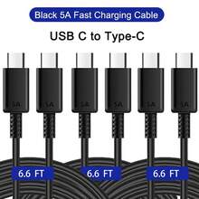 USB C To C Charging Cable,3A 45W 1-3 Packs 3.3FT/6.6FT Type C Fast Charger Data Cord For Galaxy S25 S24 Ultra FE S23 S22 A16 A17 Note 20 Z Fold 7 6 Tab S9 S10/Apple 17 16 Phone Charger Cord