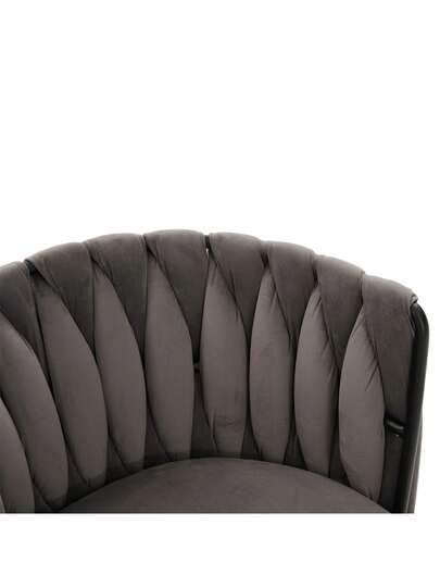 Fluwelen Seats Heavy Metal Frame, 180 Degree Swivel Function, Back, Zachte Luxurious Flexible Between Living Room, Budol Creative Workspace (Set Of 2) view 9