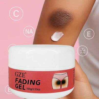 جل تفتيح البشرة للوجه والجسم من GZE - يحتوي على فيتامين سي والنياسيناميد لتفتيح البشرة في الرقبة والجسم والساقين والإبطين