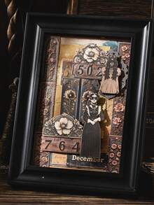 20张/包 复古数字日期压纹贴纸，适用于剪贴簿、DIY手工、相册装饰 剪贴簿用品 文具 - 彩色 - 查看 8