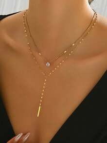 Collar con decoración de estrella - Plateado - Ver 8