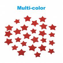 Foam Stickers, EVA Self Adhesive Glitters Foam Shape Sticker Craft Supplies For Scrapbook Card DIY Making Home Decor - 紅色五角星款300個 - 查看 3