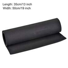 Rollos de láminas de espuma EVA para manualidades y proyectos DIY - Negro 13 x 19 pulgadas 5 mm - Ver 2