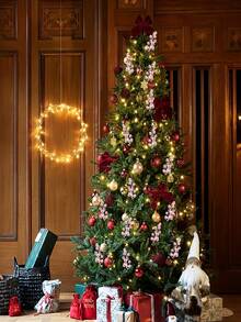 10pcs Artificial Berry Christmas Tree Decor, Foam Holly Branches With Snowflakes, Suitable For Christmas, Christmas Decorations, Room Decor, Home Decor, DIY Holiday Decoration Accessories, Christmas Gift Wrapping Supplies, New Year Decorations