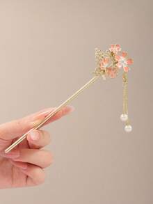 5 szt./1 szt. spinek do włosów z jadeitu w kształcie królika, spinki do włosów w kształcie motyli, eleganckie akcesoria do włosów w kształcie chmur, minimalistyczne i eleganckie, ze stopu metali, łatwe w użyciu, piękny prezent, do przedłużania koków