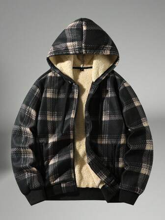 Men's New Autumn/Winter Streetwear Basketball Outdoor Sports Baseball Hooded Jacket