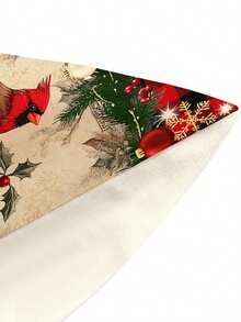 1 pieza Camino de mesa con diseño de pájaro navideño, Camino de mesa decorativo navideño, Camino de mesa tipo lino navideño, Camino de mesa, Camino de mesa, 1 pieza Camino de mesa, 4 piezas Individuales, 1 pieza Funda de cojín, 3 productos disponibles, Decoración de hogar de temporada para interiores/exteriores, Decoración de hogar de invierno, Decoración navideña, Decoración de habitación navideña, Decoración de fiesta navideña - Multicolor - Ver 6