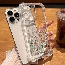 Funda creativa para teléfono Funda de teléfono: Floral multicolor 7/8 Plus, funda suave anti-caída, simple y premium, compatible con iPhone 14 Pro Max, funda para teléfono Apple 13, pareja XS Max nueva 12 Pro anti-caída XR esmerilada 11 unisex 13 cobertura completa 15 PRO funda suave 15 cubierta protectora suave y a prueba de golpes para chicas y mujeres - 1 pieza - Ver 3
