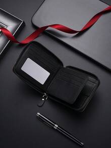 Sac pochette pour homme, sac à main pour homme, sac poignet pour homme, trousse de toilette pour homme, grande capacité, imperméable, léger, convient pour l'université, les affaires, les voyages, en PU, rétro, cadeau pour homme, petit sac, sac de Noël, sac à dos imperméable, vintage, Saint-Valentin - Multicolore - Voir 5