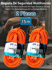 EXTENSION MULTICONTACTO REGLETA 4 ENCHUFES - Tipo de Enchufe A USA (110-127V) - Ver 28