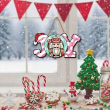1pc/60pcs Christmas Nutcracker Wall Decor, 15*30cm Hard Fabric Wall Hanging Ornament, Christmas Tree Decoration, Party Decoration, Home Decor - Multicolor - View 3