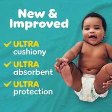 Pampers Baby Dry - Pañales Etapa 3, 32 Piezas.Para bebés de 7 a 13 Kg - Talla 1 (44 Unidad) - Ver 12