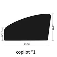 Easypie Selection Magnetic Car Sun Shades - Front, Rear & Side Window Covers For Cars And Trucks - Uv Protection Privacy Shades For Women (Black)