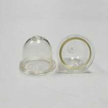 10pcs/Pack 22mm Fuel Pump Carburetor Diaphragm Cover Suitable For Chainsaws & Trimmers - Transparent - View 2