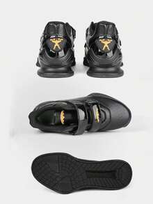 High Rebound Power Weightlifting Shoes, Professional Deadlift & Squat Shoes, Gym Workout Shoes With Balance, Anti-Slip, Durable Sole