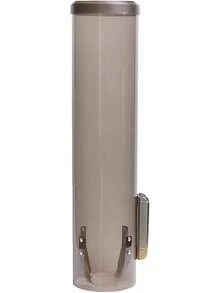 OVAL Dispensador de Conos de Papel | Despachador de Conos para Beber Agua | Capacidad 250 Conos de Papel para dispensadores de Agua | Uso Rudo | Color Humo Transparente - 1 - Ver 13