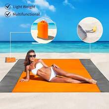 Convenient Camping Mat Polyester Quick Fold - Orange - View 5