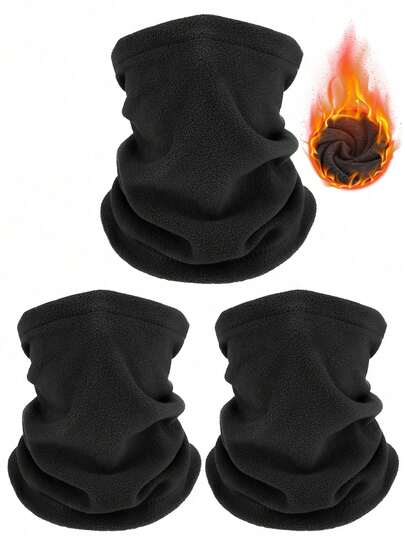 1 Pieces Winter Neck Warmers Fleece Gaiter WindproofFace Covering For Winter Outdoor Sport