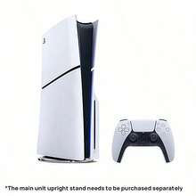 PlayStation 日本版 PS5 Slim 光驱版，多功能娱乐系统，4K 游戏和蓝光播放体验，快速响应处理，共享家庭时光