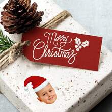 1/10/20/40/80pcsCustom Christmas Face Stickers | Christmas Present Face Stickers | Present Stickers | Custom Face Sticker | Christmas Gift | Face Sticker,Present Stickers,Gift Face Sticker,Holiday Stickers,Custom Face Stickers,Face Photo Sticker,Face Picture Confeti,Sticks With Face,Face Hat Sticker,Face As A Sticker,Face Cutout Confetti,Face Decals - Multicolor - View 3