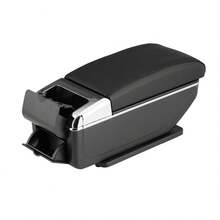 GEARZAAR For  Fiesta Mk7 2009-2017 Arm Rest Centre Console Storage Box Armrest Black - Black - View 9