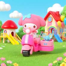 Miniso Sanrio Characters Joyful Scooter Fun Toy Set, Delicate Character Modeling, Colorful Motorcycle Design, Materials, Ideal For Indoor And Outdoor Play(1 PC Random Delivery) - Multicolor - View 7